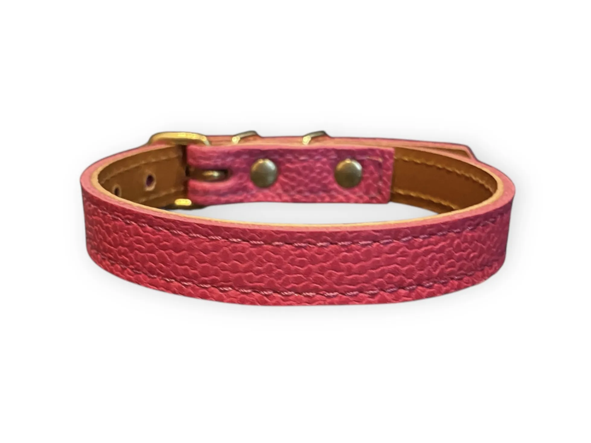 Collier pour petit chien en cuir grainé ATELES HYBRIDUS – Image 6