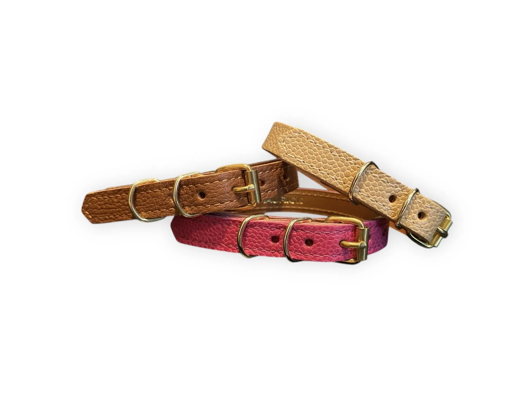 Collier pour petit chien en cuir grainé ATELES HYBRIDUS – Image 5