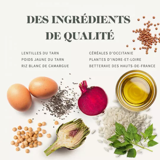 1 paquet de 12 kg de croquettes au canard, sans céréales chien adulte BAB’IN – Image 3